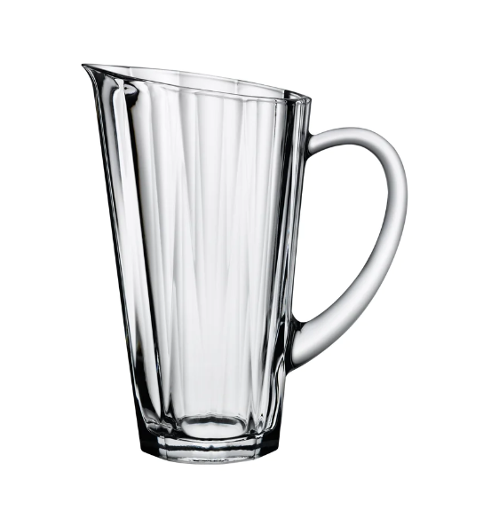 PITCHER FACETED GLASS HEMINGWAY