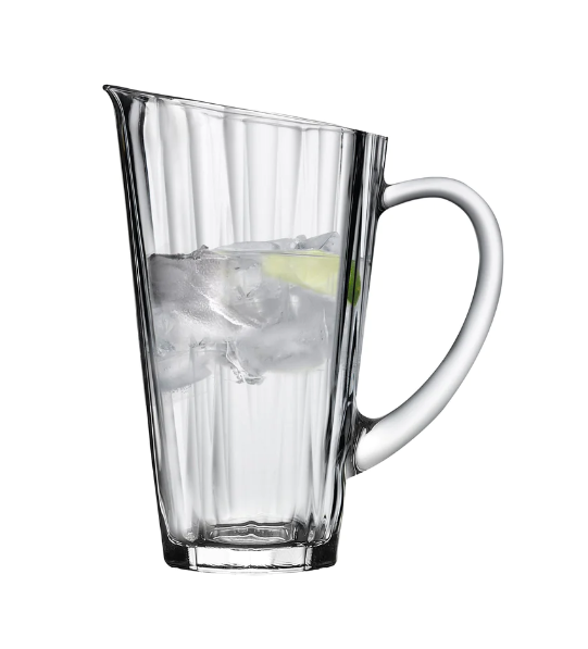 PITCHER FACETED GLASS HEMINGWAY #28196