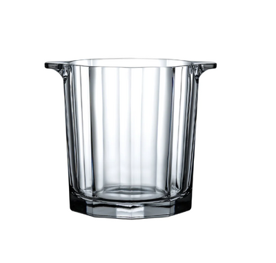 ICE BUCKET FACETED GLASS HEMINGWAY
