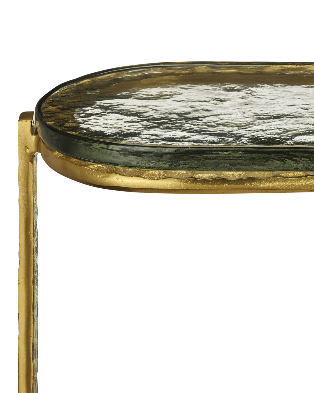 SIDE TABLE GOLD ACCENTS