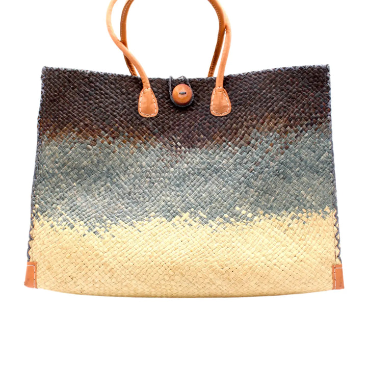 BEACH BAG STRAW OMBRE LARGE