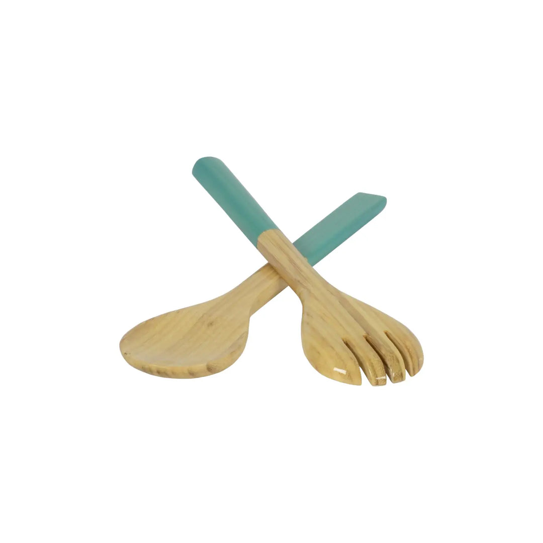 SERVER SET SALAD LIGHT BLUE