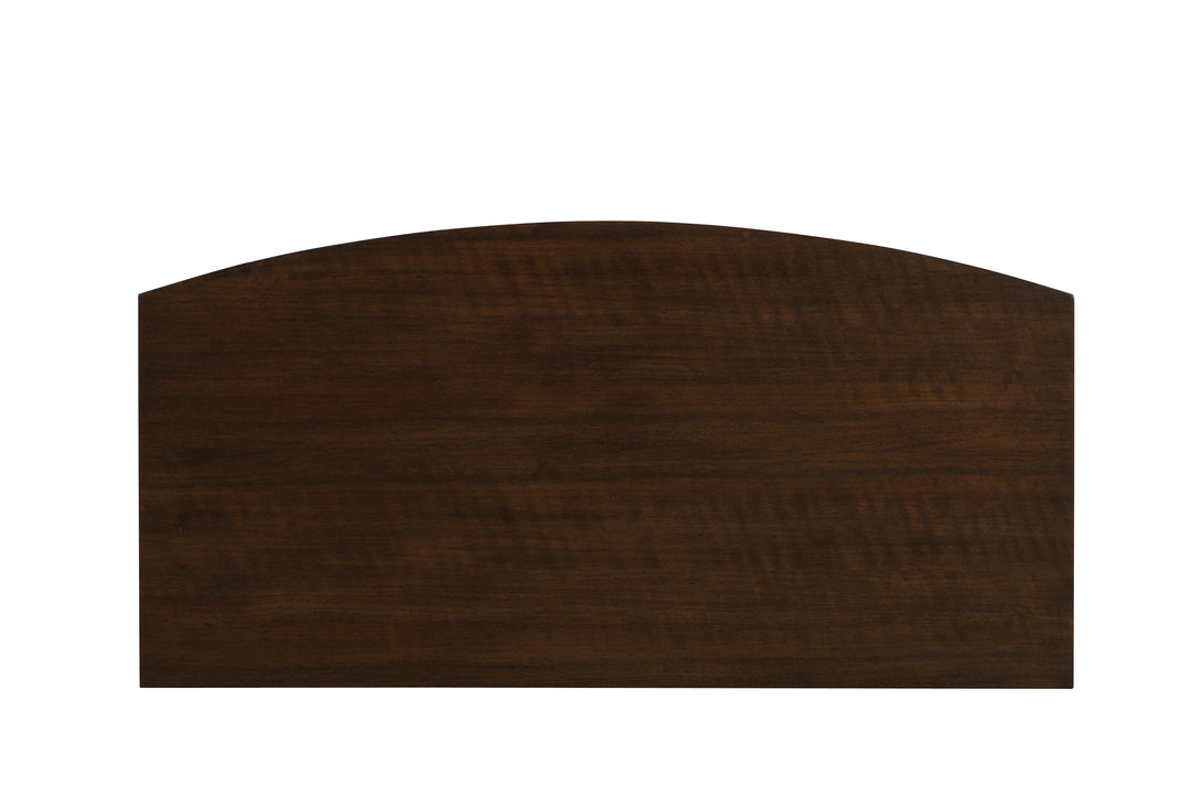 CLINE BOWFRONT NIGHTSTAND - BRUNETTE