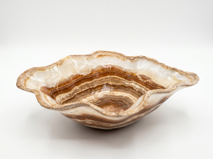 BOWL ONYX AMBER 19L 15W 6.4H