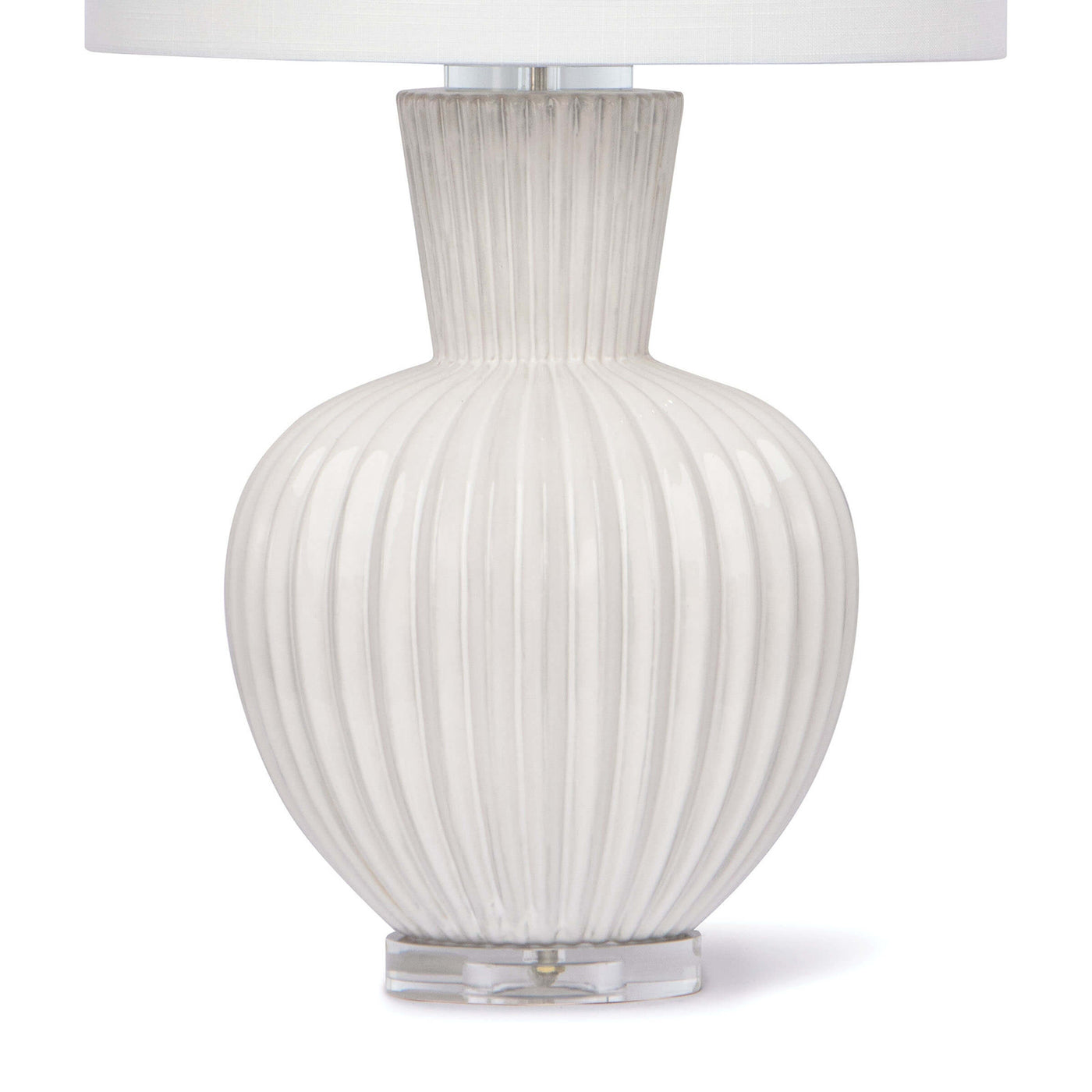 TABLE LAMP WHITE CERAMIC