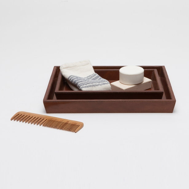 BATH COLLECTION TOBACCO LEATHER