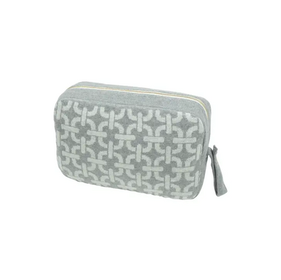 BLANKET/MASK TRAVEL CHAIN LT GREY/VANILLA