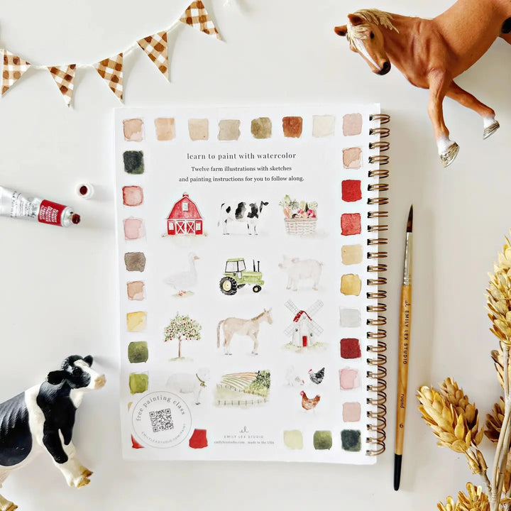 WORKBOOK WATERCOLOR FARM