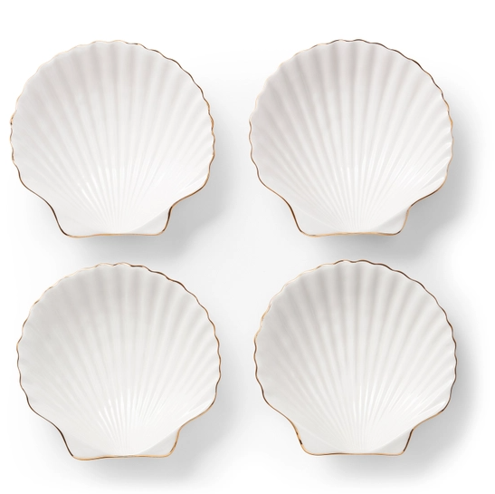 AERIN PLATE APPETIZER SHELL - SET OF 4