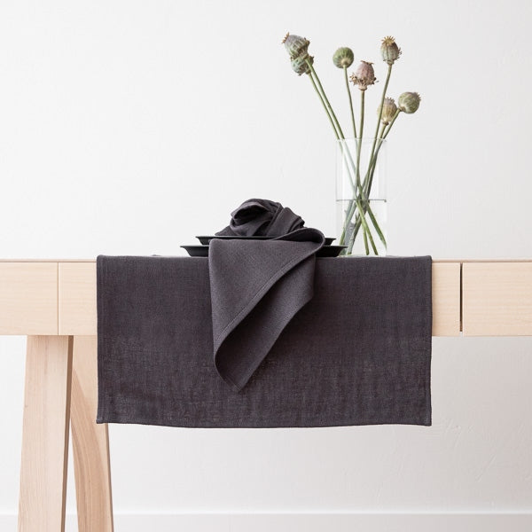 NAPKIN GREY LINEN 20" #78411