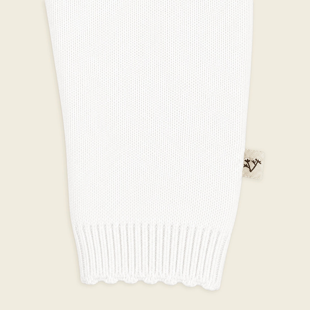JUMPSUIT DOVE WHITE POINTELLE