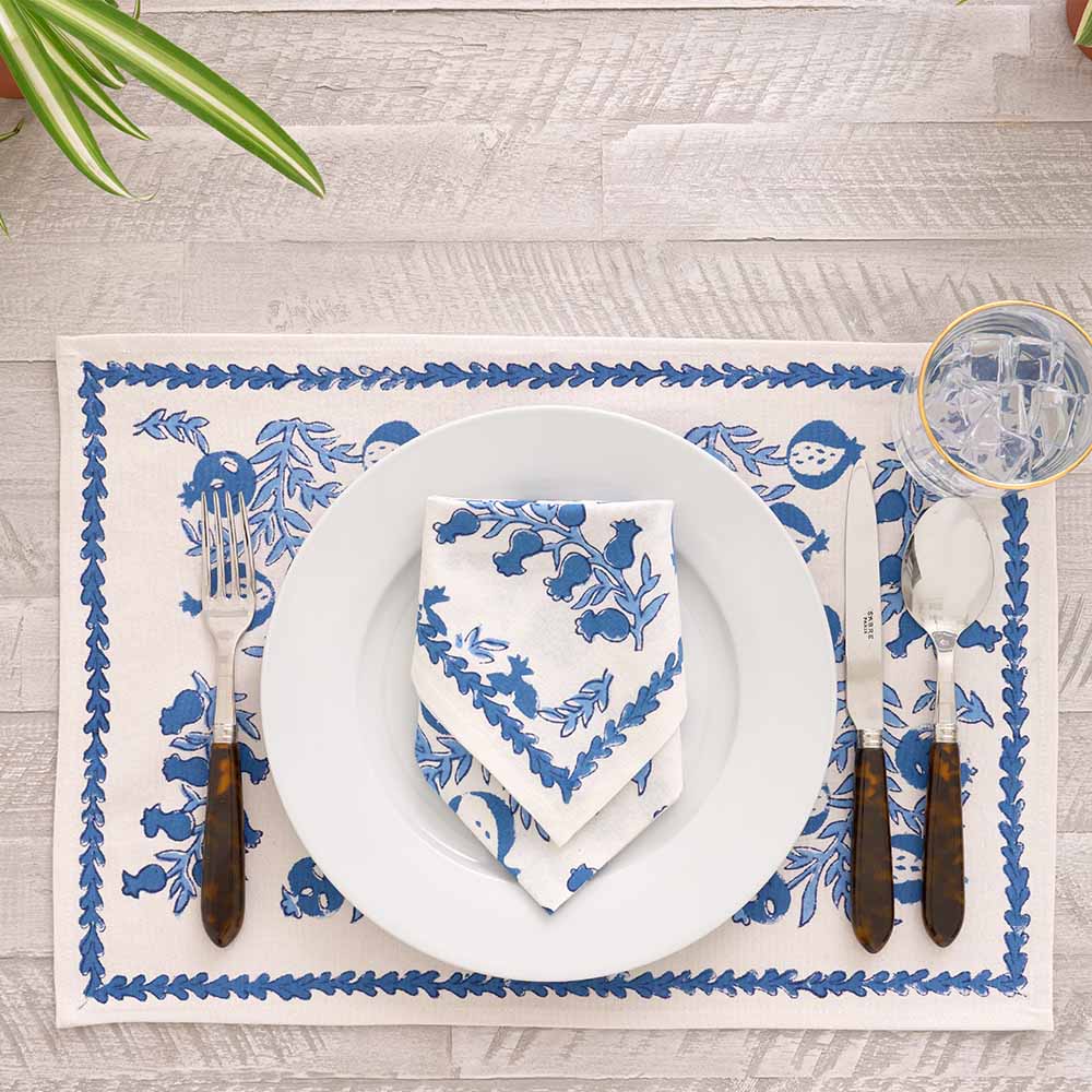 NAPKIN POM BELLS WEDGEWOOD