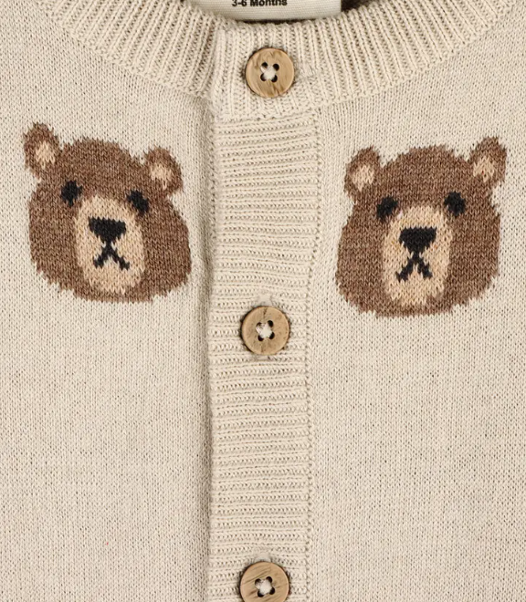 CARDIGAN BROWN BEAR STONE