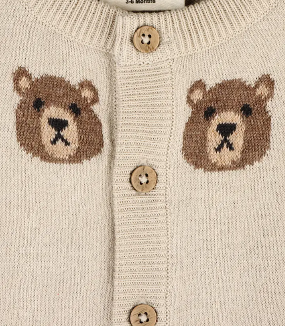 CARDIGAN BROWN BEAR STONE  (Available in 5 Sizes)