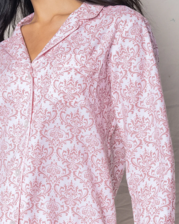 PAJAMA SET SHORT VINTAGE ROSE