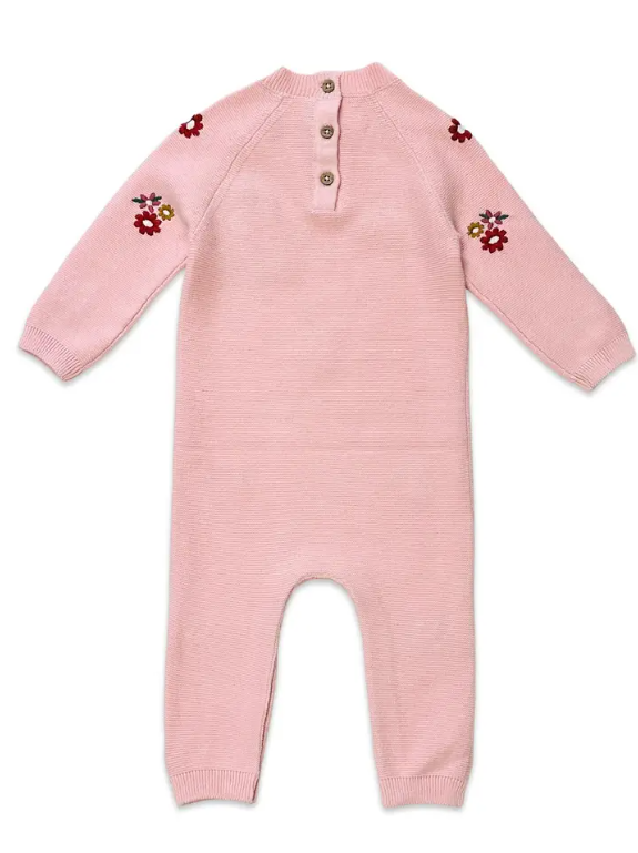 JUMPSUIT FLORAL BOUQUET PINK BLUSH