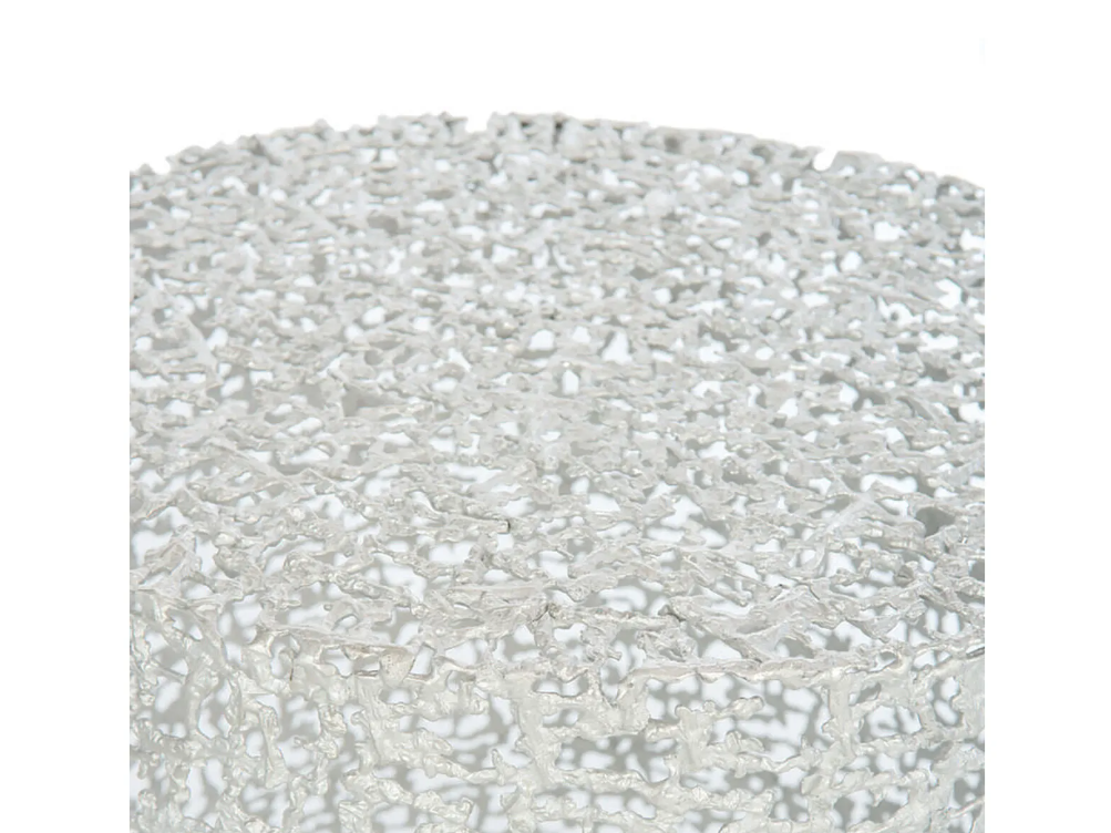 TABLE NICKEL FINISH ROUND #47373