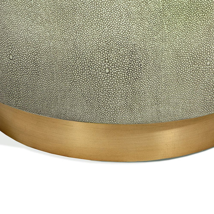 SIDE TABLE ROUND DRUM SHAGREEN #59032 (NRD)
