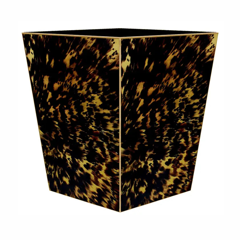 WASTE BASKET TORTOISE SHELL