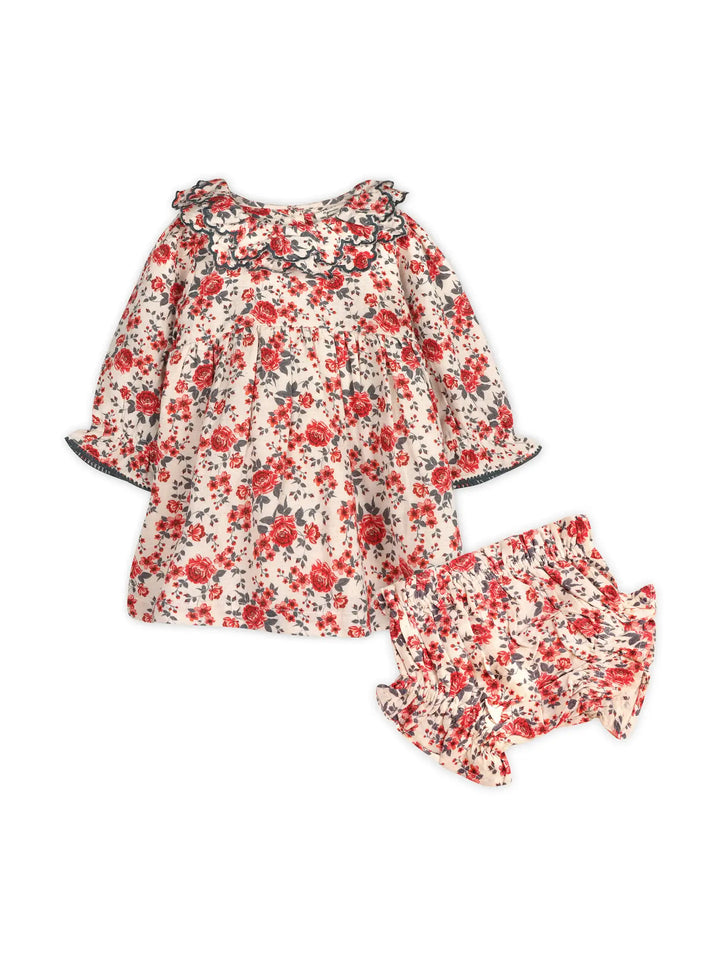 DRESS+BLOOMER ROSE FLORAL S/2
