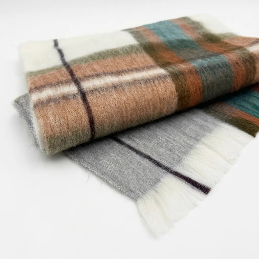 SCARF ALPACA TARTAN ASPEN