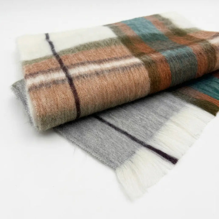 SCARF ALPACA TARTAN ASPEN