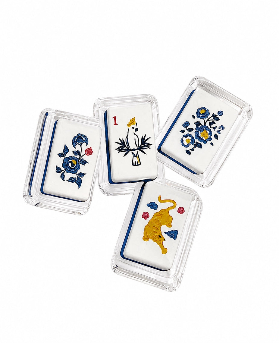 NAPKIN WEIGHT MAHJONG 2 & HOLDER