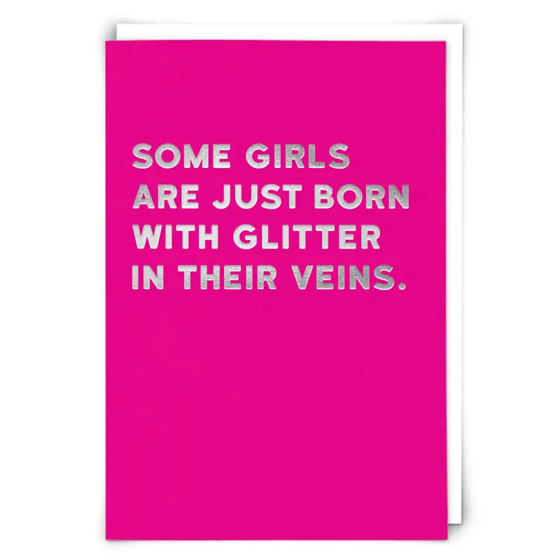 GREETING CARD "GLITTER"