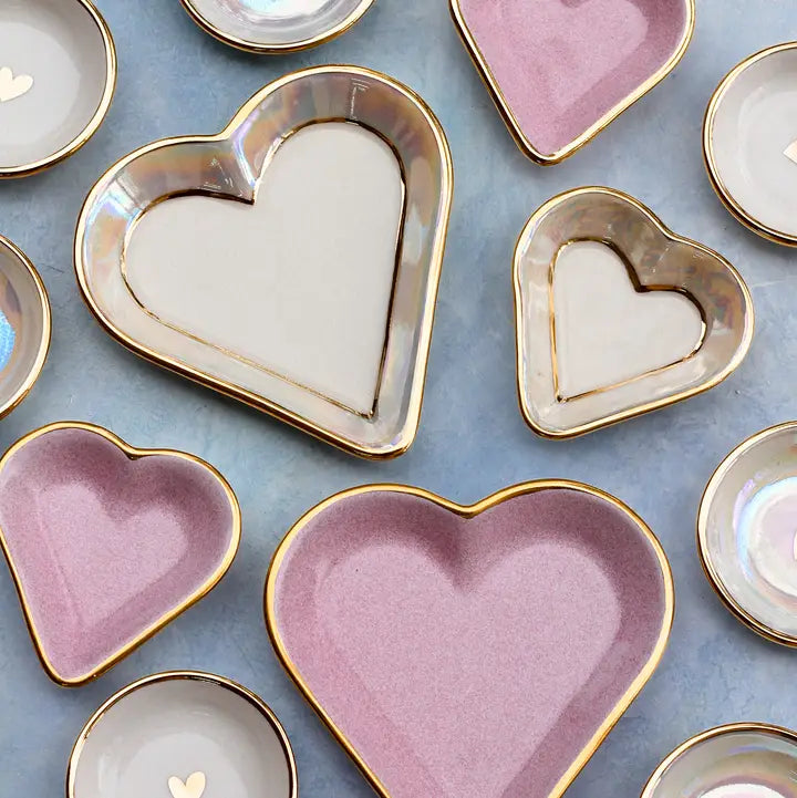 TRINKET DISH HEART SMALL