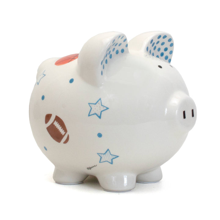 BANK PIGGY SPORTS PAPER STAR