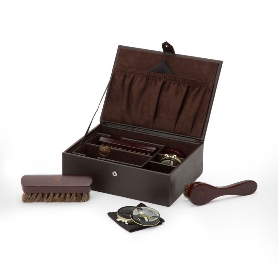SHOE SHINE KIT BROWN BLAKE #77645