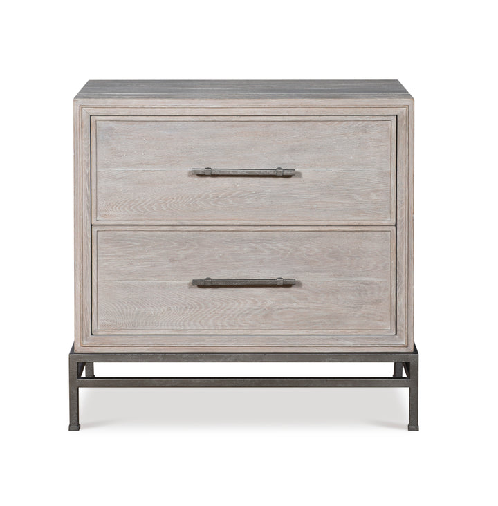 BENTON NIGHTSTAND - WHITE RUSTIC