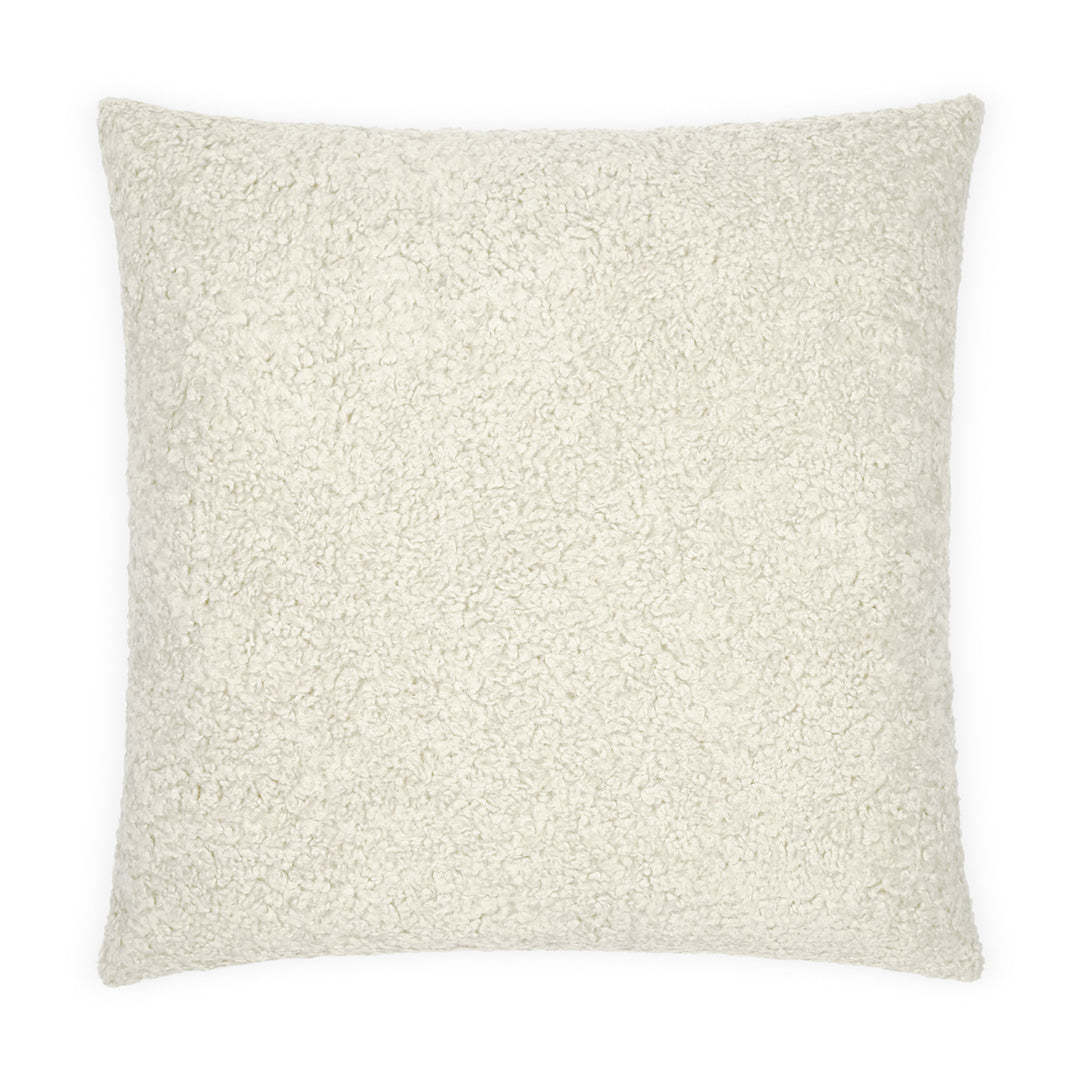 PILLOW POODLE IVORY FEATHER DOWN 24X24