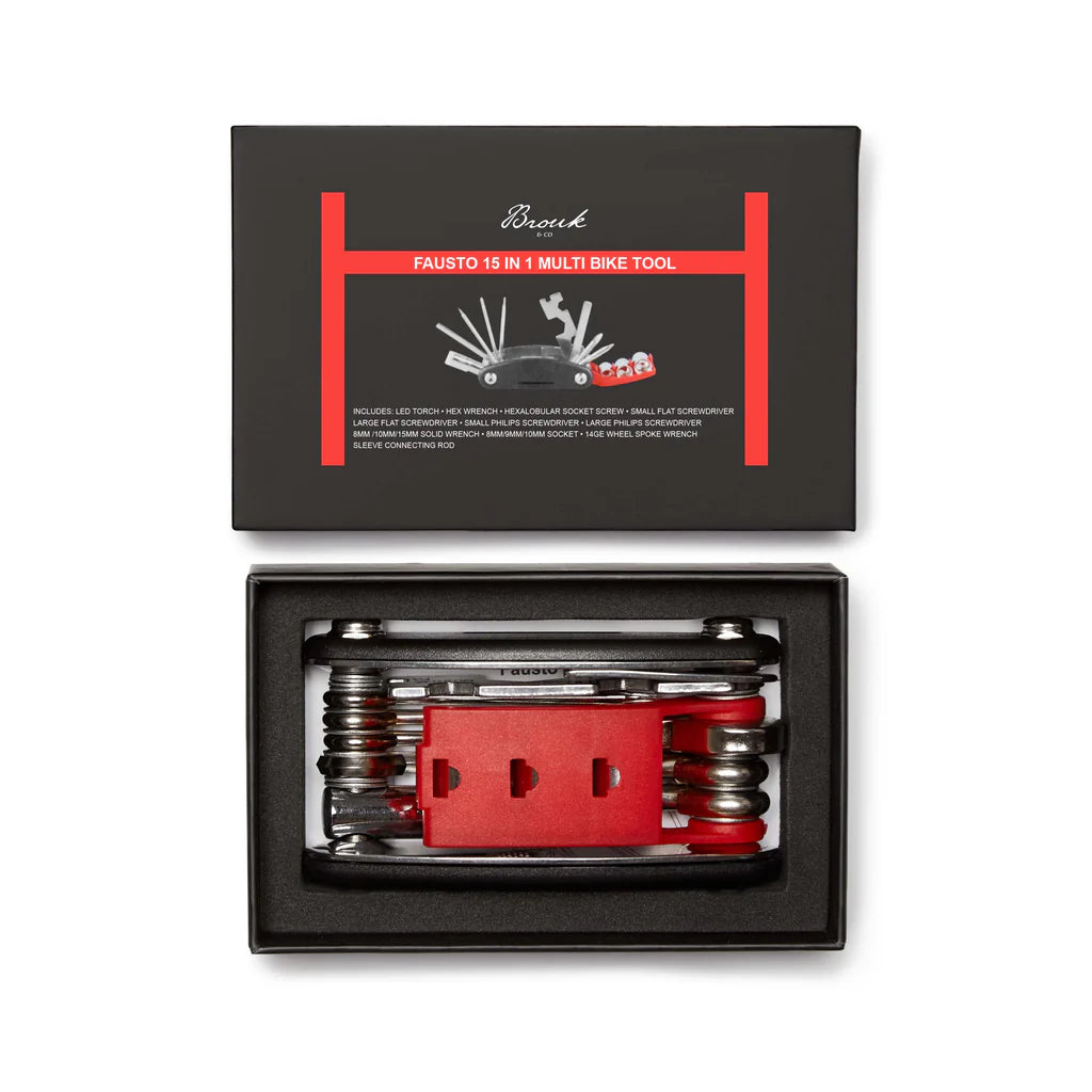 FAUSTO 15 IN 1 MULTI BIKE TOOL