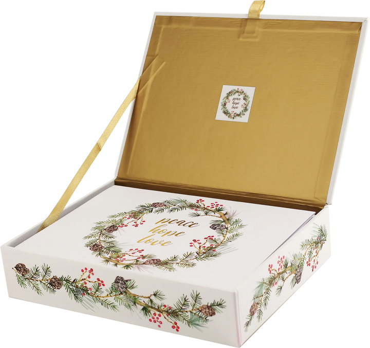 HOLIDAY CARDS "FESTIVE WREATH"