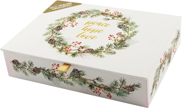 HOLIDAY CARDS "FESTIVE WREATH"