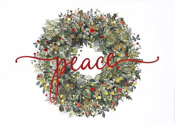 HOLIDAY CARDS "WREATH OF PEACE"