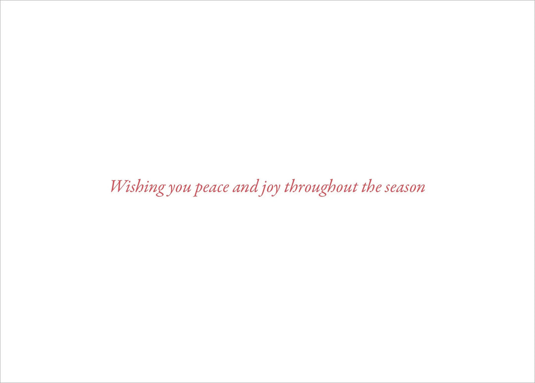 HOLIDAY CARDS "WREATH OF PEACE"