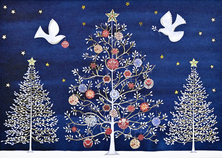 HOLIDAY CARDS "DOVES OF THE SEASON"