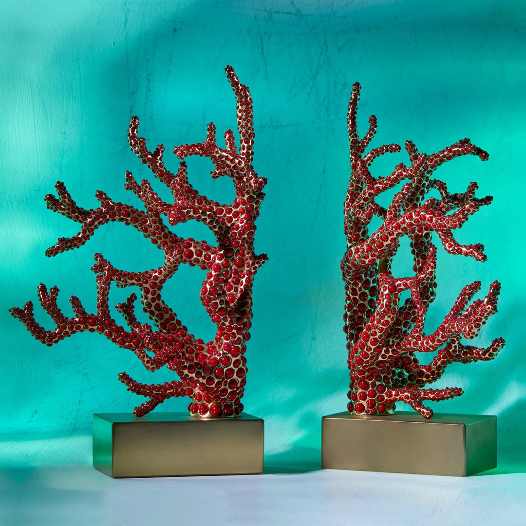BOOKEND CORAL EACH  #34822