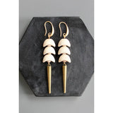 EARRINGS STACKED CRESCENTS