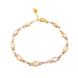 BRACELET MOONSTONE&TINY PEARL