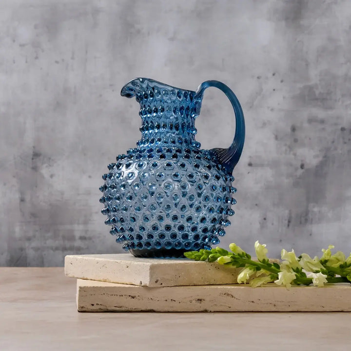 JUG HOBNAIL MIDNIGHT BLUE 2L
