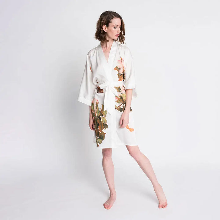 ROBE PEONY & BUTTERFLY SHORT