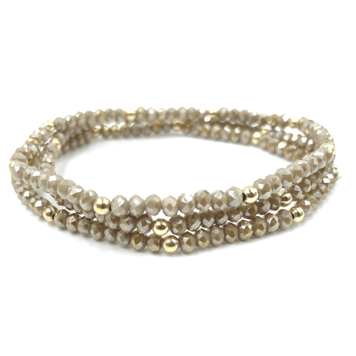 BRACELET SHIMMER CHAMPAGNE GOLD