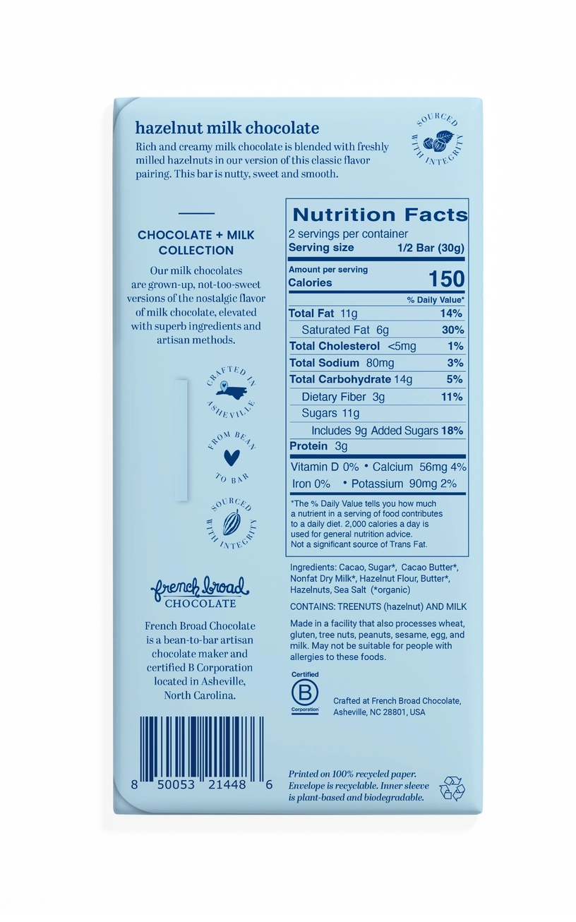 MALTED MILK CHOCOLATE BAR 45%