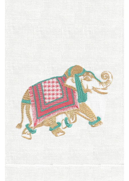 GUEST TOWEL EASTERN ELEPHANT (Available in Materials and Colors)
