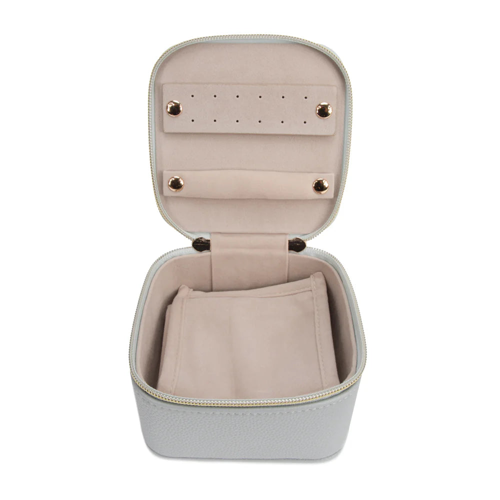 TRAVEL JEWELRY CASE QUILTED