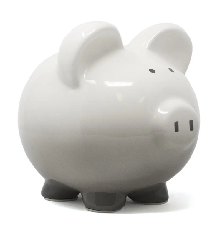 BANK PIGGY OMBRE GRAY #71864