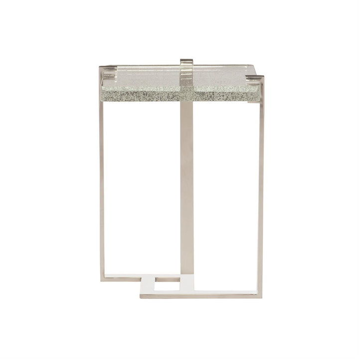 TABLE RECTANGULAR BUBBLE GLASS TOP #37447